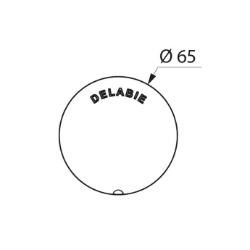 Picture of KWC DELABIE - Bedienelement für TEMPOFLUX 2 Einmengenspülung 6 l, Für WC-Spülung TEMPOFLUX 2 Einmengenspülung, Art.Nr. : 762BUT6