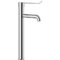 Picture of KWC DELABIE - Einhebelmischer für Spültisch oder Waschrinne, Hoher Einhebelmischer für Einlochmontage mit Keramikkartusche, 2564T3 - Klassische Keramikkartusche - Schwenkauslauf H. 305 L. 140, Art.Nr. : 2564T3
