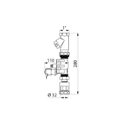 Bild von KWC DELABIE - Magnetventil 1" für WC, Für TEMPOMATIC Multifunktions-Box, Art.Nr. : 463SRH