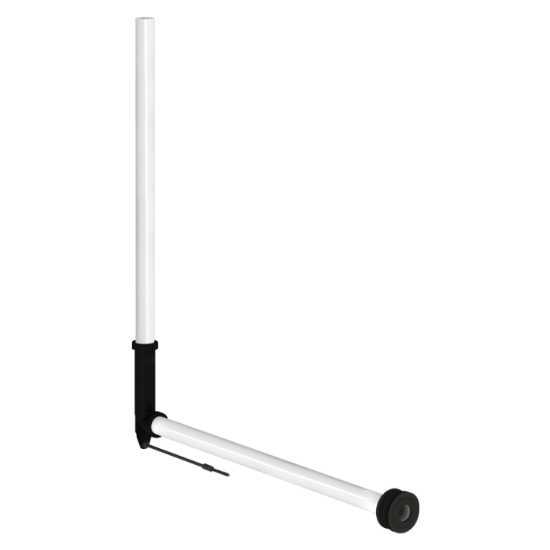 Picture of KWC DELABIE - Spülrohr, Für WC-Becken mit TEMPOMATIC, TEMPOFLUX oder TEMPOCHASSE-Spülarmatur, 769500 - PVC-Spülrohr m. Spülrohrverbinder, Wandstärke ≥ 60 mm (Befest. m. Stockschrauben), d 26/32, Art.Nr. : 769500