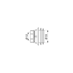 Picture of KWC DELABIE - Spülrohrverbinder, Für Spülrohr d 32, 705000 - Für Spülrohr d 32 mit Spülrohrverbinder d 32, Art.Nr. : 705000
